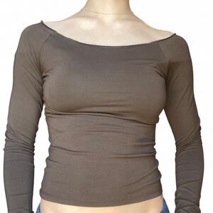 Subdued Women's Brown Top